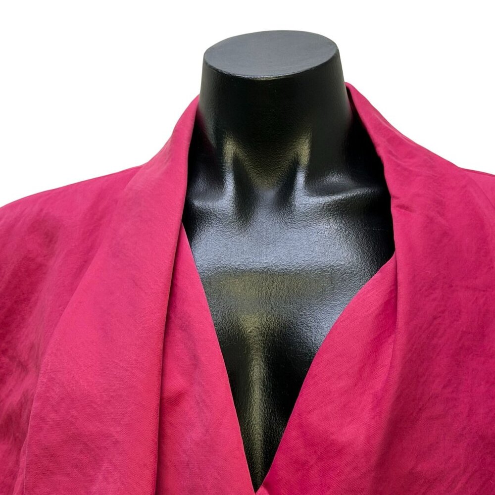 Lafayette 148 Pink Waterfall Open-Front Blazer Size 16 - Picture 5 of 8